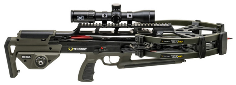 TENPOINT TX440 ACUSLIDE MAXX EVO-X MOSS GREEN