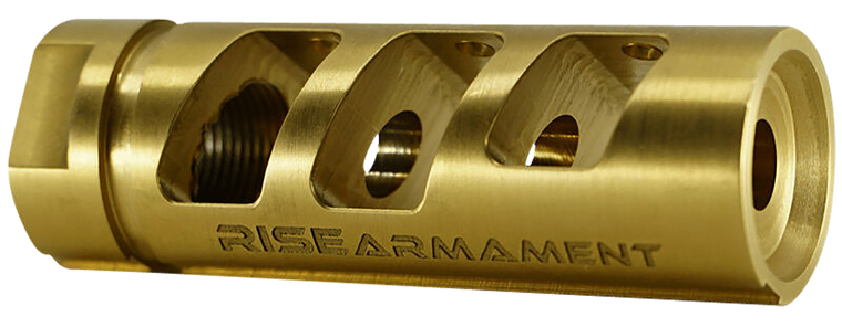 Rise Armament RA701223TIN RA-701  Gold Nitride Titanium with 1/2"-28 tpi Threads for 22 Cal