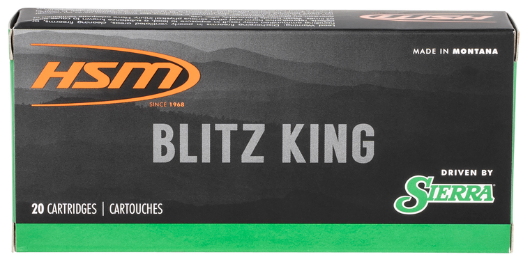 HSM 2225020N Varmint  22-250 Rem 55 gr Sierra BlitzKing 20 Per Box/ 25 Case