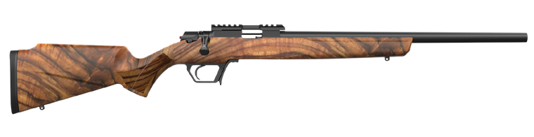 Retay USA ASD22-SWAL-20 Asend Hunter 22 LR 10+1 20" Black Heavy Barrel, Black Chrome Receiver w/Picatinny Rail, Turkish Walnut Fixed Stock