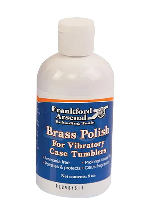 Frankford Arsenal 887335 Quick-N-Ez Brass Polish 8 oz Squeeze Bottle