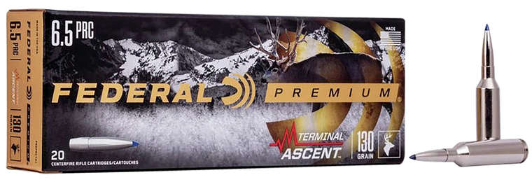 Federal P65PRCTA1 Premium Terminal Ascent 6.5PRC 130gr 20 Per Box/10 Case