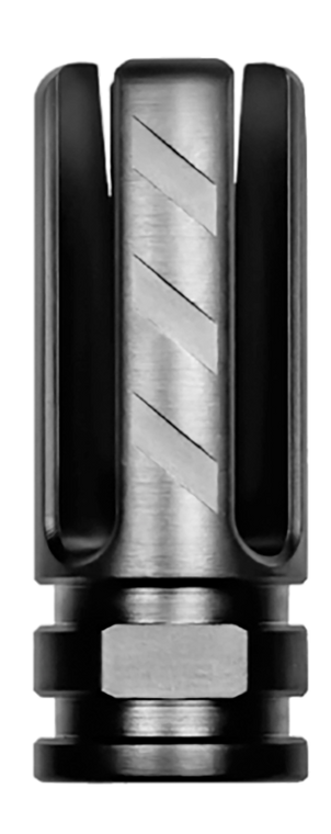 Rise Armament RA-703-223-BLK Veil Flash Hider Black Nitride Finish 416R Stainless Steel with 2.25" OAL for 22 Cal AR-15