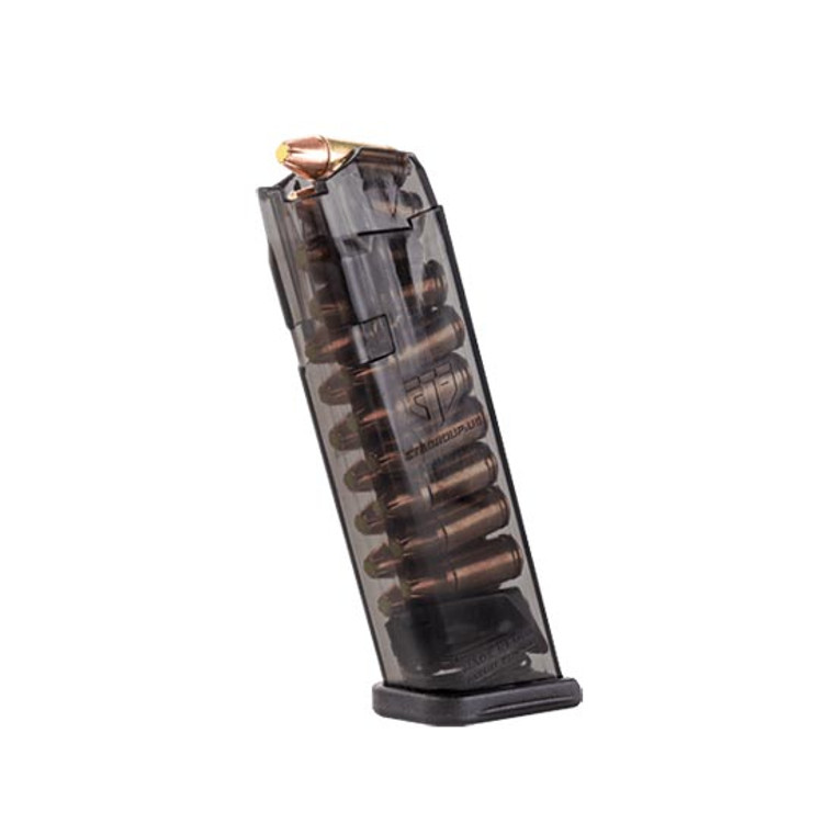 ETS MAG GLOCK 17 9MM 17RD CARBON SMOKE