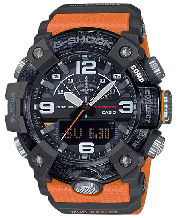 G-shock/vlc Distribution G-shock, Gshock Ggb1001a9   Tactical Mudmaster      Orn/blk