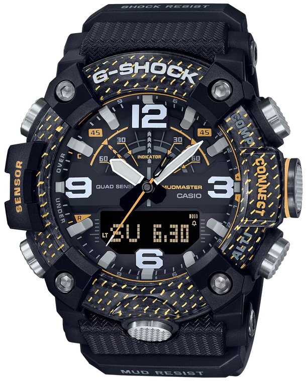G-shock/vlc Distribution G-shock, Gshock Ggb100y1    Tactical Mudmaster      Blk/yel