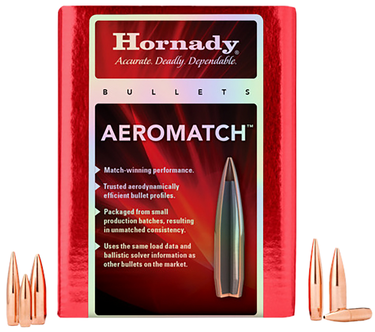 Hornady , Horn 227711 Bull  .224 69   Hpbt Aeromatch   500/6