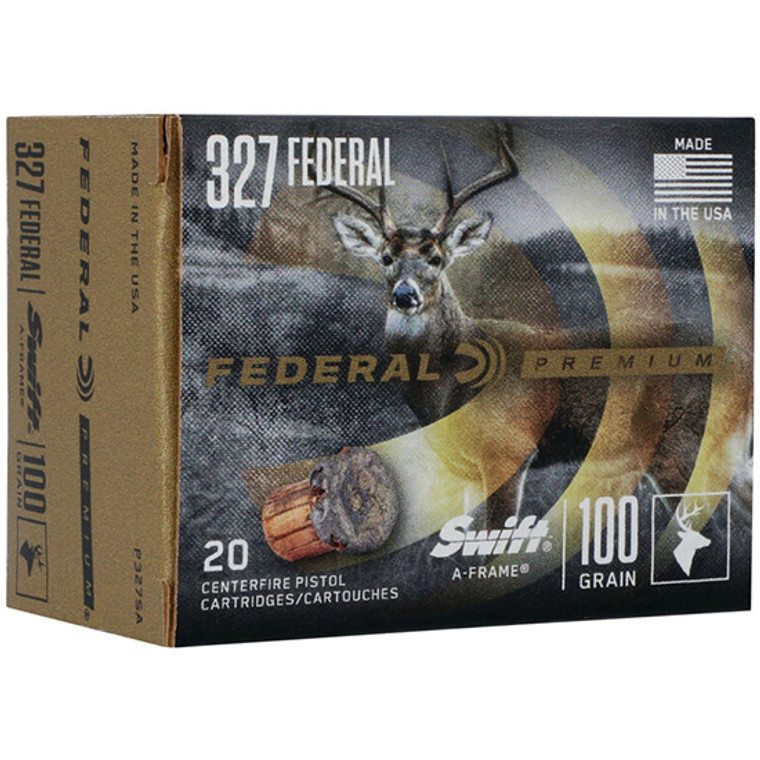 FED SWIFT A-FRAME 327FED 100GR JHP 20/10