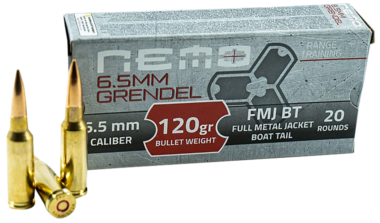 Nemo Arms , Nemo 65gna-120-ppu  6.5grn 120gr Fmj Bt      20/25