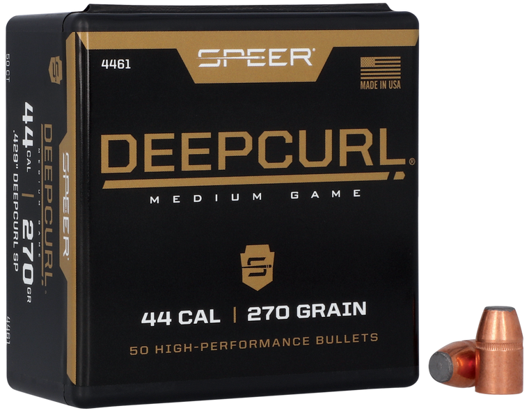 Speer Ammo Deepcurl, Speer 4461      Bull .429 270 Dcsp            50/5