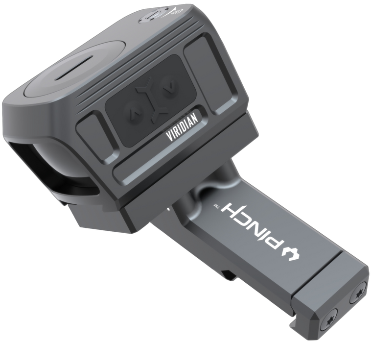 Viridian 9820033 PINCH Adjustable 35 Degree Offset Mount ACRO Adapter  Black Anodized