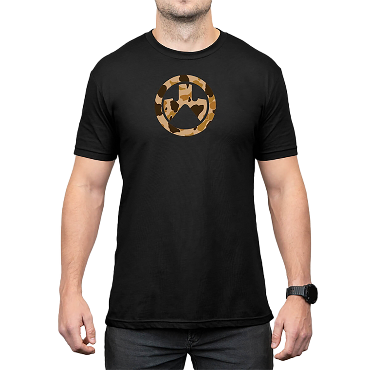 Magpul MAG1527-001-M Raider Camo Icon CVC  Black Cotton/Polyester Short Sleeve Medium