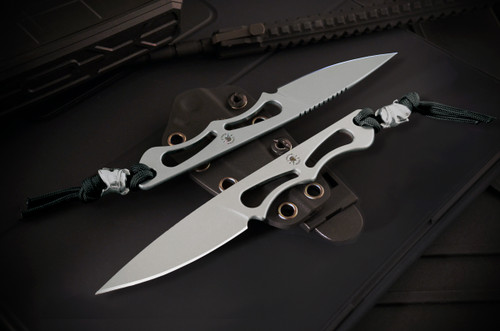 A compact fixed blade knife with a clean, modern profile and a rugged working finish. The Willow features a 2.75-inch spear point blade in stonewashed ELMAX steel, paired with a streamlined handle and a black Kydex sheath. Lightweight and easy to carry, it is built for everyday utility, combining precise cutting performance with understated style and durable field-ready appeal.