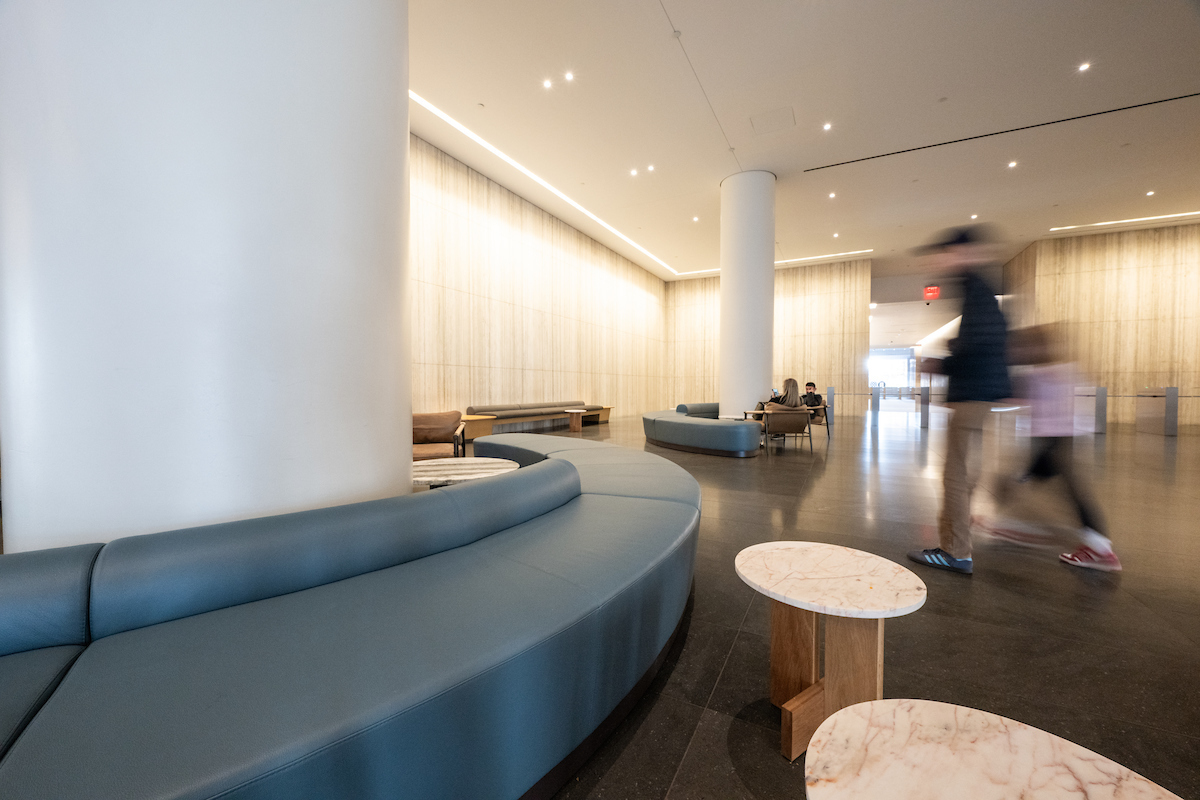 Tribeca Tidal leather at Brookfield Place