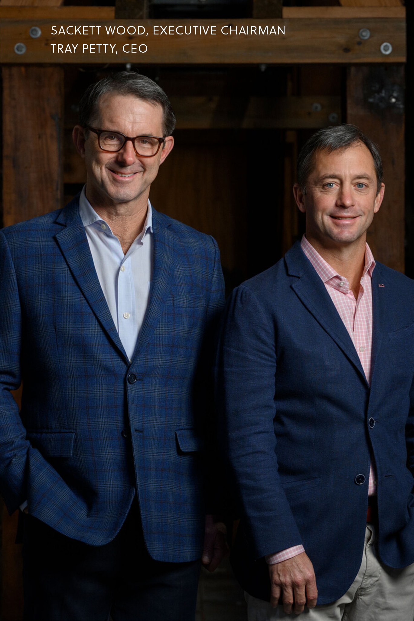 Tray Petty, CEO & Sackett Wood, CEO of Moore and Giles