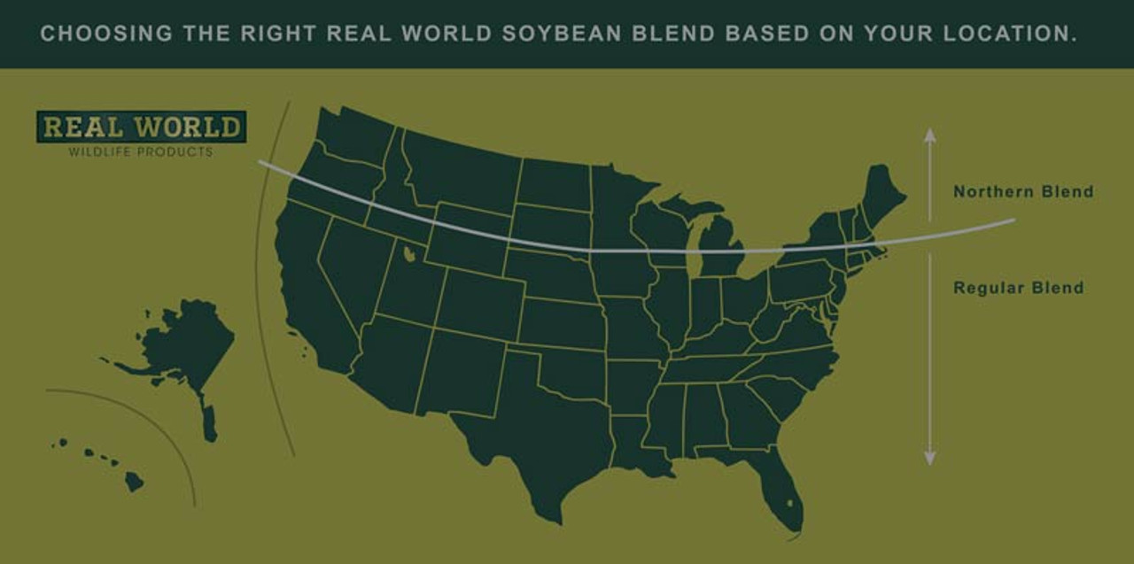 Real World Soybeans US Map