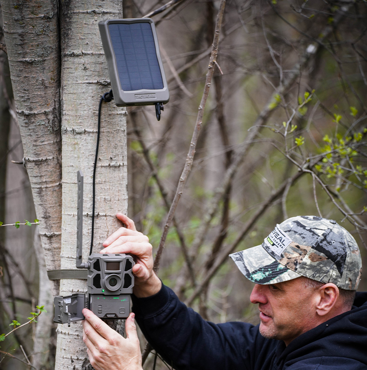 Hooking Up the Reveal Solar Panel To a Tactacam Reveal Cellular Camera