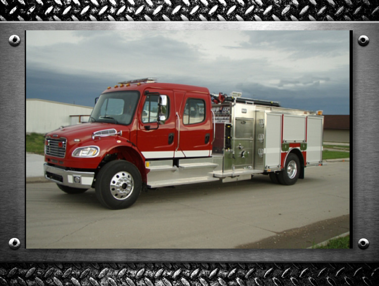 Toyne Trucks built for your Fire Department - Grant Nebraska