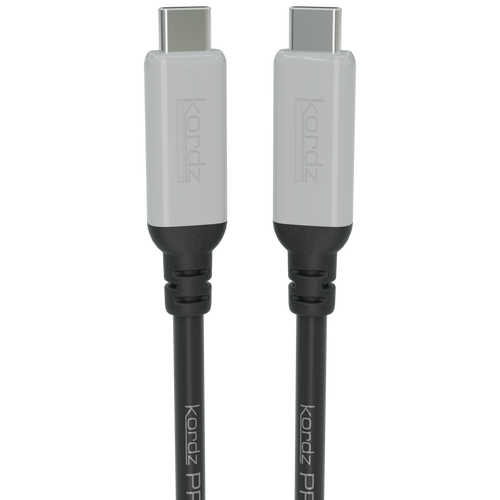 Kordz PRO 20Gbps 240W Passive USB-C Cable - Available in Various Lengths