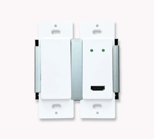 MaxColor 2 Gang 4K60 4:4:4 36 Bit Wallplate Transmitter in White