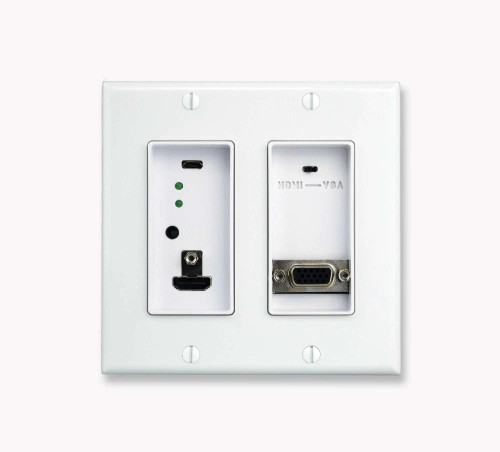 3G Ultra Series 2-Gang 4K Wallplate Transmitter w/ USB & VGA ports