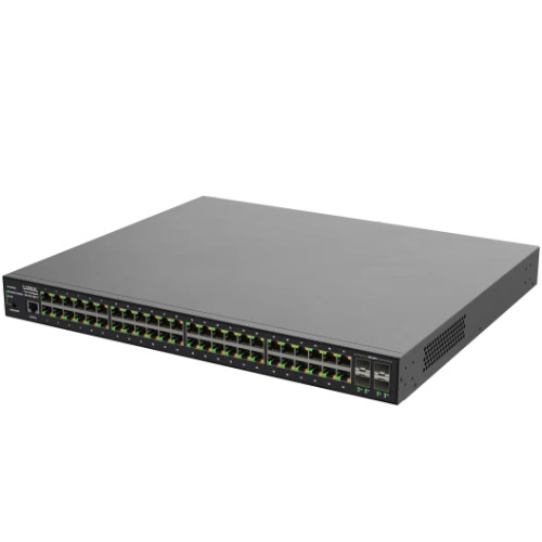 48 PoE+ | 4 (10G) SFP+ Ports – 1Gb L2/L3 Managed Switch