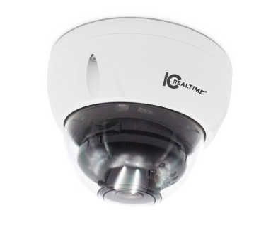 4MP IP Indoor/Outdoor Small Size Vandal Dome. Fixed 2.8mm Lens