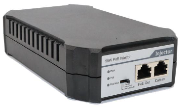Gigabit, Full Duplex, 802.3at PoE++ (90W) Injector