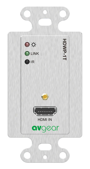 HDBaseT 2.0 Wallplate with Receiver Kit