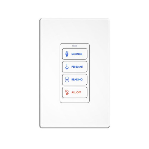 KP4 - 4 Button In-Wall PoE Keypad