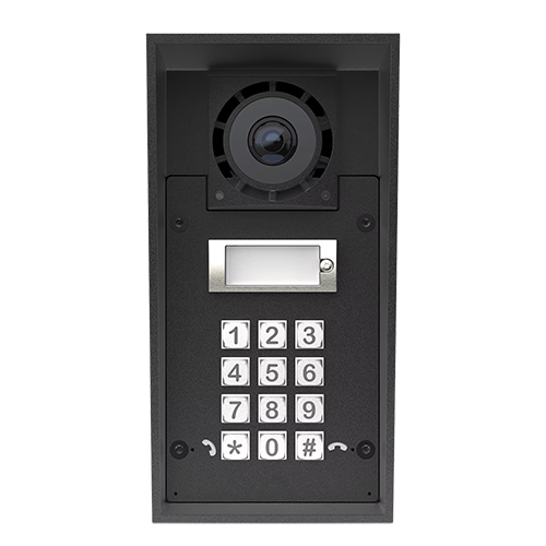 IP FORCE RUGGED GATE STATION WITH KEYPAD - BLACK