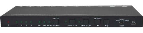 HDMI2.0 Switcher 2x4 with Audio De-embedding
