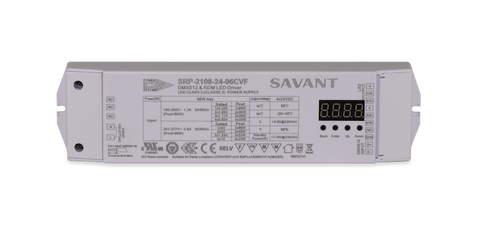 DMX DRIVER WITH INTEGRATED POWER SUPPLY