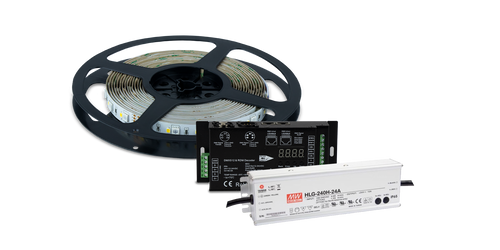 START KIT FOR DMX WRGB STRIP LIGHTING (10M)
