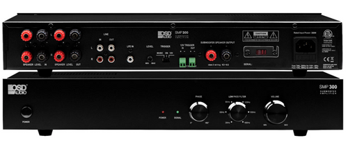 Mono-Channel Class D Subwoofer Amplifier 500W, Auto Sensing, 4 -8 Ohm