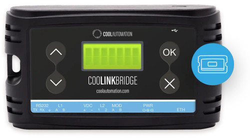 CoolLinkBridge RS232, RS485 IP Interface