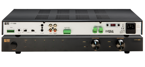 600W 2CH Commercial 70V Amplifier Class D, RS232, 12V Trigger, Remote Control