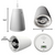 OSD Nero Arc 6.5" 2 Way Coaxial Indoor/Outdoor Pendant Style Speaker, Single, White
