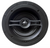 6.5- 15° Angled In-Ceiling Speaker with 1.0 Parachute Silk Tweeter, Single, Black Series