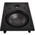 8" In-Wall Speakers 1" Aluminum Dome Tweeter, 12dB Crossover & Contour Switch, Pair Black Series