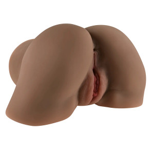 Zero Tolerance Rear Beauty Rechargeable Remote Controlled Vibrating Sucking Dual Entry TPE Masturbator, Dark Skin Zero Tolerance Rear Beauty Rechargeable Remote Controlled Vibrating Sucking Dual Entry TPE Masturbator, Dark Skin