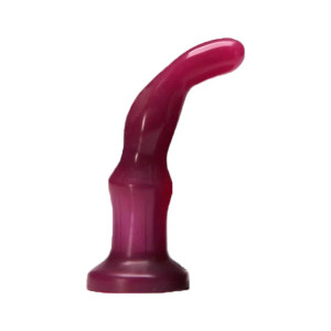 Tantus ProTouch Vibrating G-Spot and Prostate Dildo, 4.6 Inch Insertable, 1.2 Inch Max Width, Wine Tantus ProTouch Vibrating G-Spot and Prostate Dildo, 4.6 Inch Insertable, 1.2 Inch Max Width, Wine
