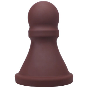 Tantus The Pawn Firm Dildo, 7.25 Inch Insertable, 5.5 Inch Max Width, Garnet Tantus The Pawn Firm Dildo, 7.25 Inch Insertable, 5.5 Inch Max Width, Garnet