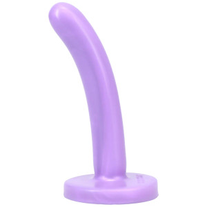 Tantus Silk Small Dildo, 4.25 Inch Insertable, 0.8 Inch Max Width, Lavender Tantus Silk Small Dildo, 4.25 Inch Insertable, 0.8 Inch Max Width, Lavender