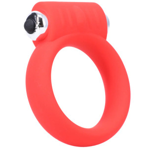 Tantus Vibrating 2 Inch Cock Ring, Red Tantus Vibrating 2 Inch Cock Ring, Red