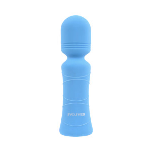 Evolved Out Of The Blue Rechargeable Silicone Wand Vibrator Evolved Out Of The Blue Rechargeable Silicone Wand Vibrator