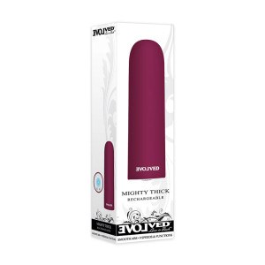 Evolved Mighty Thick Rechargeable Bullet Vibrator Evolved Mighty Thick Rechargeable Bullet Vibrator