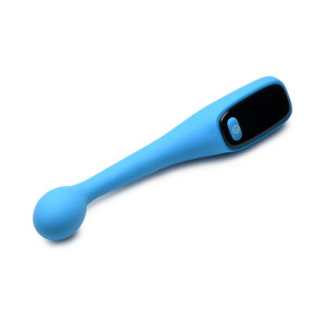 BANG! Digital Silicone Vibrator, Blue BANG! Digital Silicone Vibrator, Blue