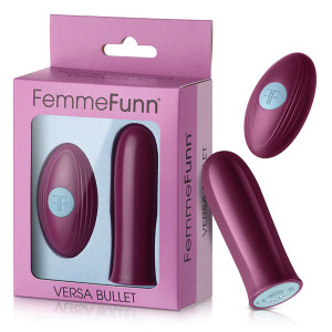 FemmeFunn Versa Bullet Rechargeable Remote-Controlled Vibrator, Dark Fuchsia FemmeFunn Versa Bullet Rechargeable Remote-Controlled Vibrator, Dark Fuchsia