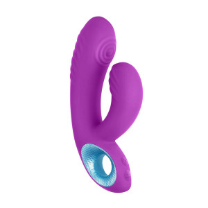 FemmeFunn Cora Rechargeable Silicone Thumping Dual Stimulation, Vibrator Purple FemmeFunn Cora Rechargeable Silicone Thumping Dual Stimulation, Vibrator Purple